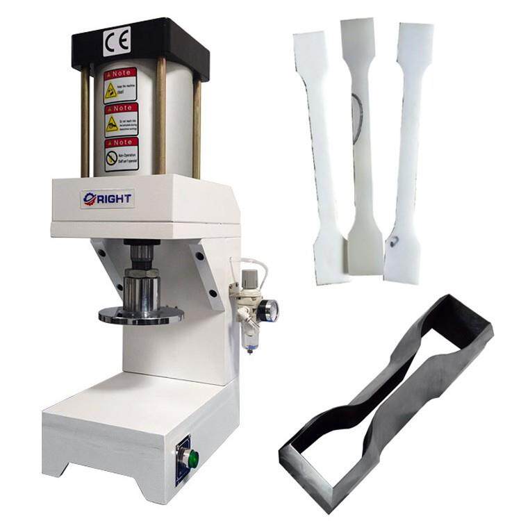 Pneumatic plastic cutting machine, rubber material thin RT-115 membrane dumbbell leather tensile test sample fully automatic