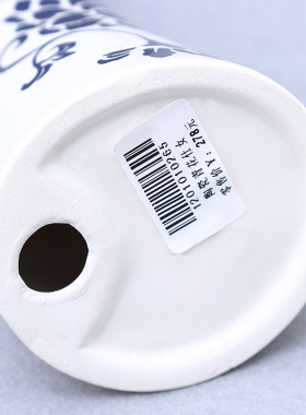 陶瓷工艺品色釉仿青花瓷器仕女人物中式摆件创意家居客厅装饰品