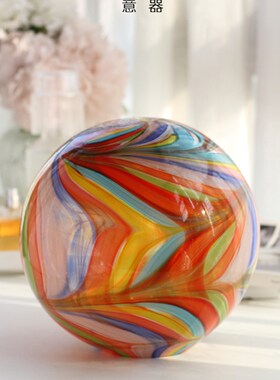 意器 琉璃星球现代家居客厅样板间装饰品电视柜橱窗