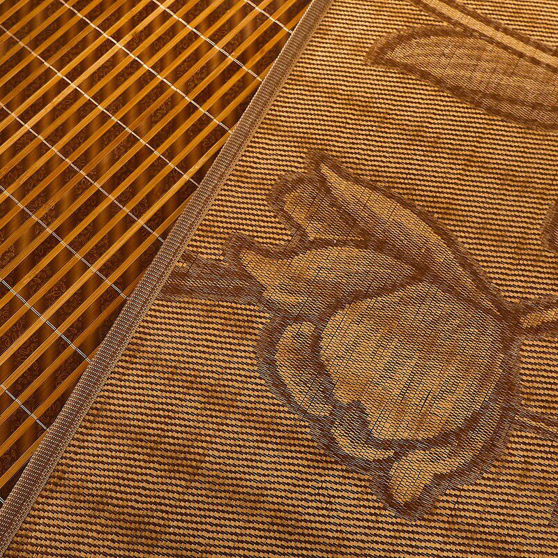 宿舍上下铺竹席双面竹席冰丝席草席-学生款 寝室开学床品夏季凉席 - 图1