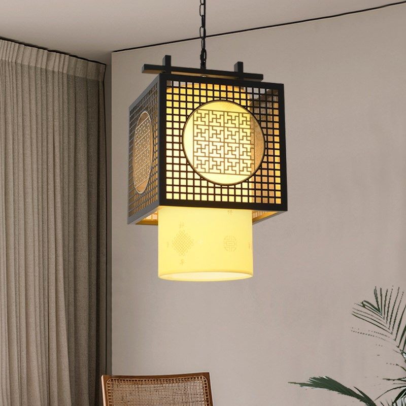 现代新铁艺吊灯饭店大厅过道玄关灯具中古风民宿酒店灯饰,淘宝优惠券,粉丝福利购,淘宝优惠卷