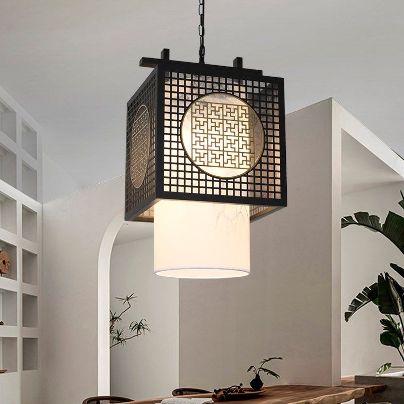 现代新铁艺吊灯饭店大厅过道玄关灯具中古风民宿酒店灯饰,淘宝优惠券,粉丝福利购,淘宝优惠卷