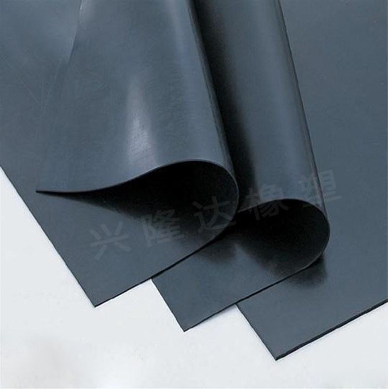 橡胶板耐磨黑色耐油丁晴防滑减震绝缘橡胶板 5  mm胶皮胶垫 - 图1