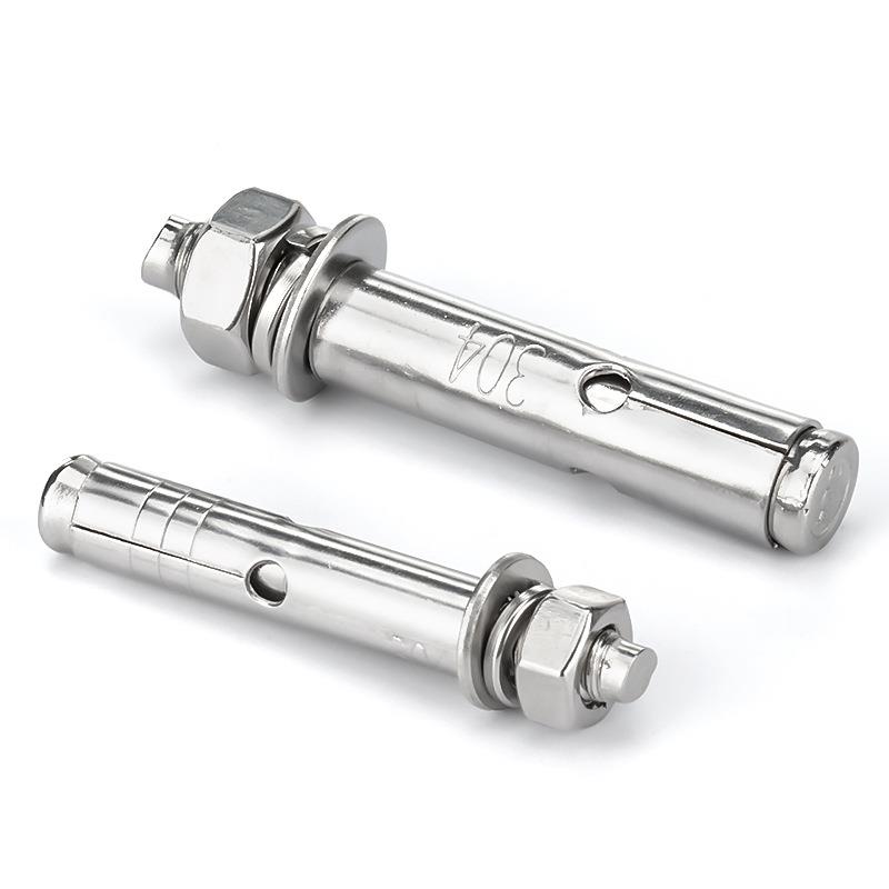 不锈钢304/201/316膨胀螺丝加长拉爆蓬胀螺丝钉M6m8m10M12M16-M20 - 图1