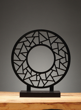 仿古木质花架子客厅桌面花瓶花盆置物架室内办公室美观装饰品摆设