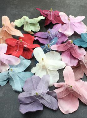 2019覆古欧式彷真洋兰花假花蕙兰diy花串帽子装饰花客厅落地插花