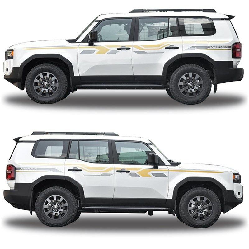 适用款普拉多原厂款拉新款霸道改装车身彩条车身纸,淘宝优惠券,粉丝福利购,淘宝优惠卷