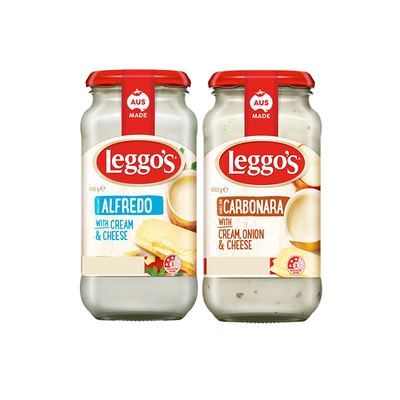 立格仕进口奶油奶酪意面酱490g意大利面芝士白酱披萨西餐拌面专用