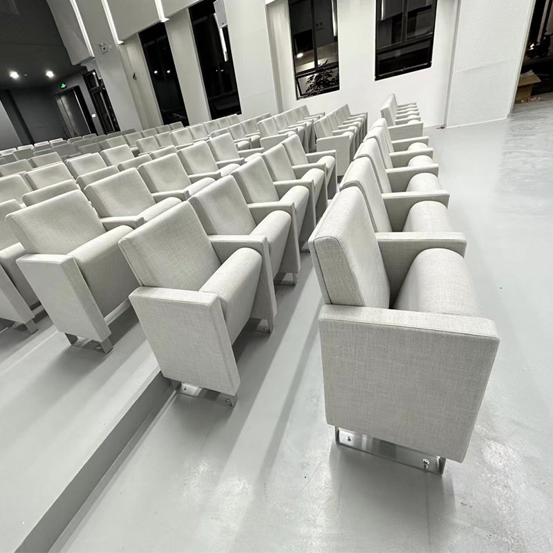 IEQ带写字板学术报告厅座椅礼堂椅排椅会议室剧院阶梯教室连排椅 - 图0