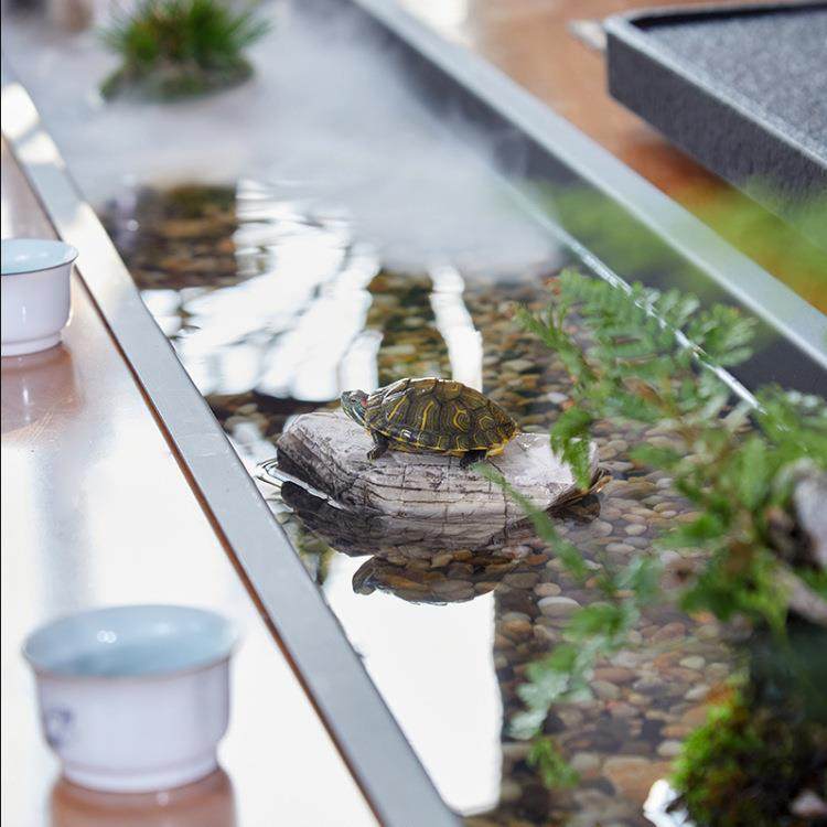 胡桃木循环流水茶桌禅意景观养鱼茶台创意功夫泡茶桌椅组合,淘宝优惠券,粉丝福利购,淘宝优惠卷