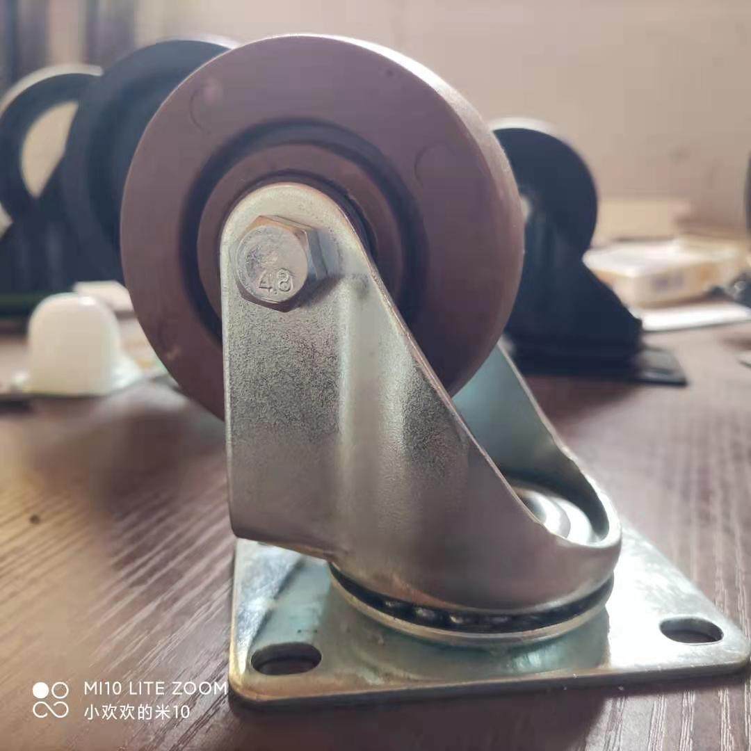 商用耐温带刹车静音万向轮转炉烤盘架子脚轮平板推车轱辘,淘宝优惠券,粉丝福利购,淘宝优惠卷