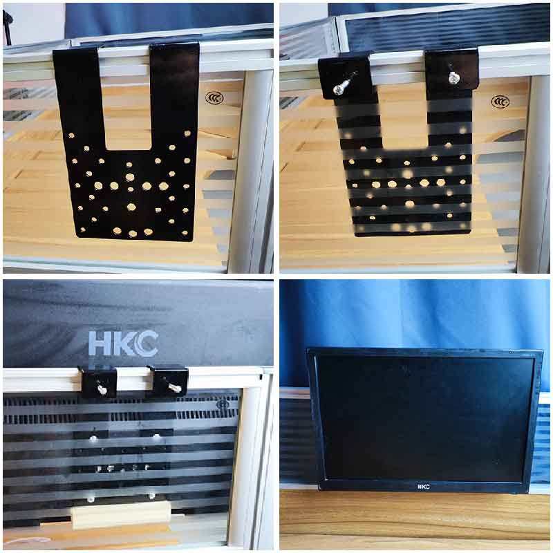 电脑屏幕显示器挂架屏风固定卡扣免打孔办公桌工位显示器支架挂钩,淘宝优惠券,粉丝福利购,淘宝优惠卷