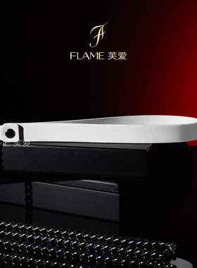 FLAME芙爱粉色可爱骨头吊牌铃铛项圈choker皮质颈环项链情侣礼物