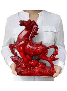 马上有钱摆件马到成功十二生肖招财风水马摆设工艺品办公室装饰品