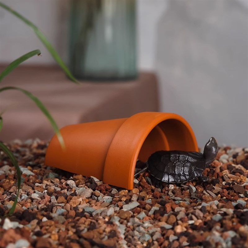 爬虫陆龟乌龟半水龟豹纹守宫蜘蛛鬃狮蜥蜴陶土躲避洞穴晒台瓦片状,淘宝优惠券,粉丝福利购,淘宝优惠卷