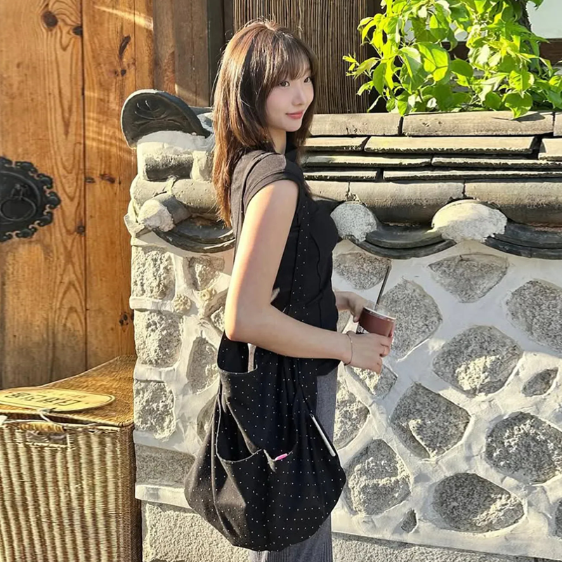 MASMARULEZ官方正品帆布腋下包复古碎花单肩包通勤购物袋百搭布包,淘宝优惠券,粉丝福利购,淘宝优惠卷