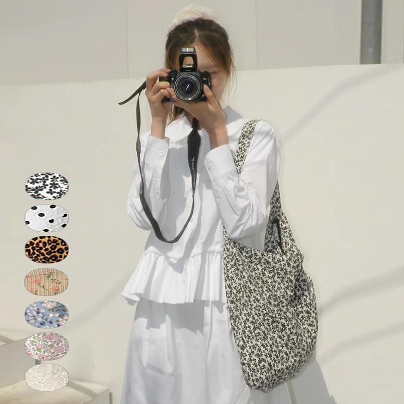 MASMARULEZ官方正品帆布腋下包复古碎花单肩包通勤购物袋百搭布包,淘宝优惠券,粉丝福利购,淘宝优惠卷