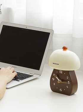 WOZOOM屋准家用轻奢钟表坐式玄关客厅创意简约座钟桌面摆件装饰品