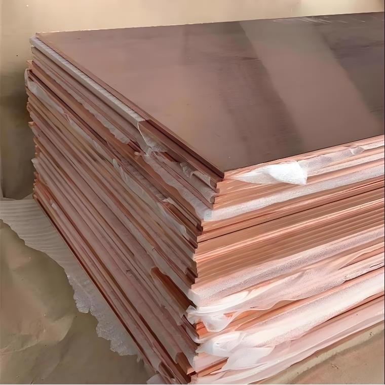 T2紫铜片C1100红铜板定制0.5/0.8/1.0/2.0/3.0铜片定做散热铜片 - 图2