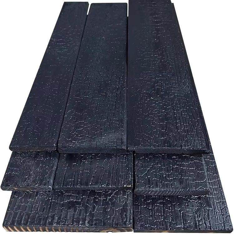 天然龟裂纹黑色碳化实木板材 深度炭化木建筑装饰用,淘宝优惠券,粉丝福利购,淘宝优惠卷