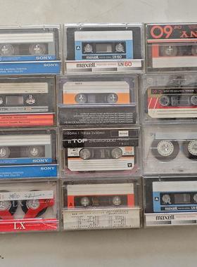 装饰品 摆件 磁带 TDK空白带 SKC无盒 磁带 二手录音带用过的卡带