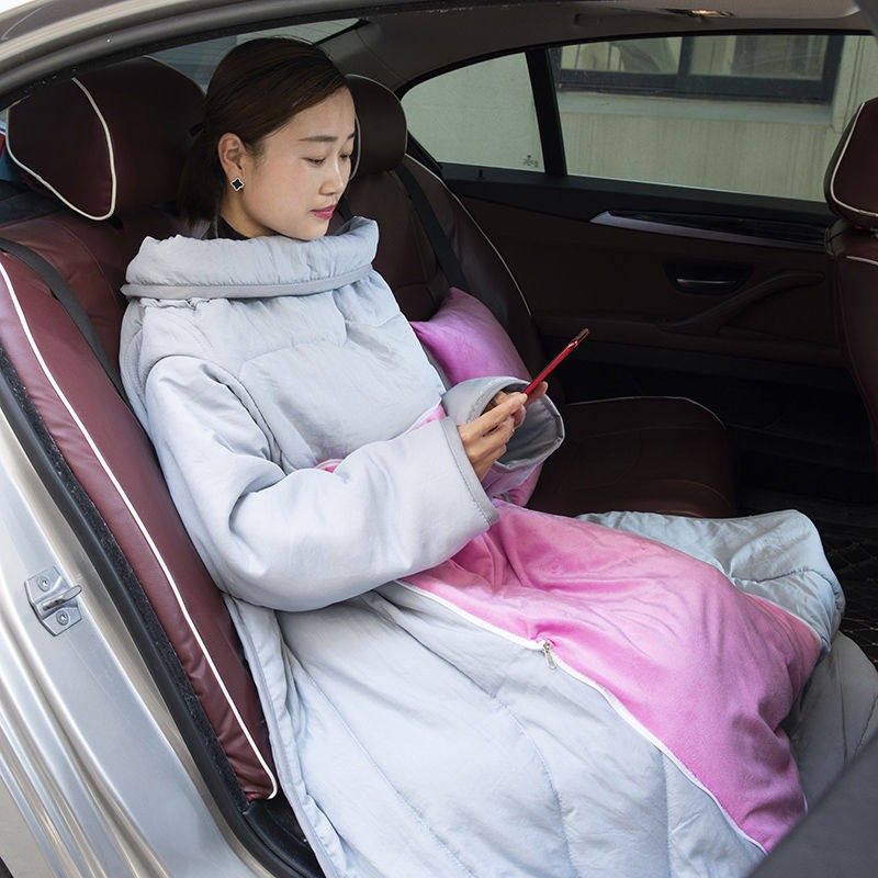 车载两用抱枕被可穿戴带袖子懒人被可折叠汽车空调被二合一腰靠垫,淘宝优惠券,粉丝福利购,淘宝优惠卷