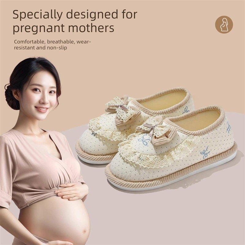 2025新款月子鞋秋冬产妇孕妇防滑厚底室内家居包跟棉拖鞋女款冬季,淘宝优惠券,粉丝福利购,淘宝优惠卷