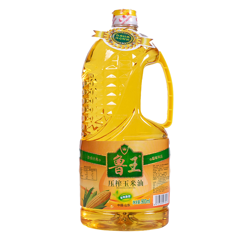 鲁王压榨玉米油900ml非转基因一级食用油