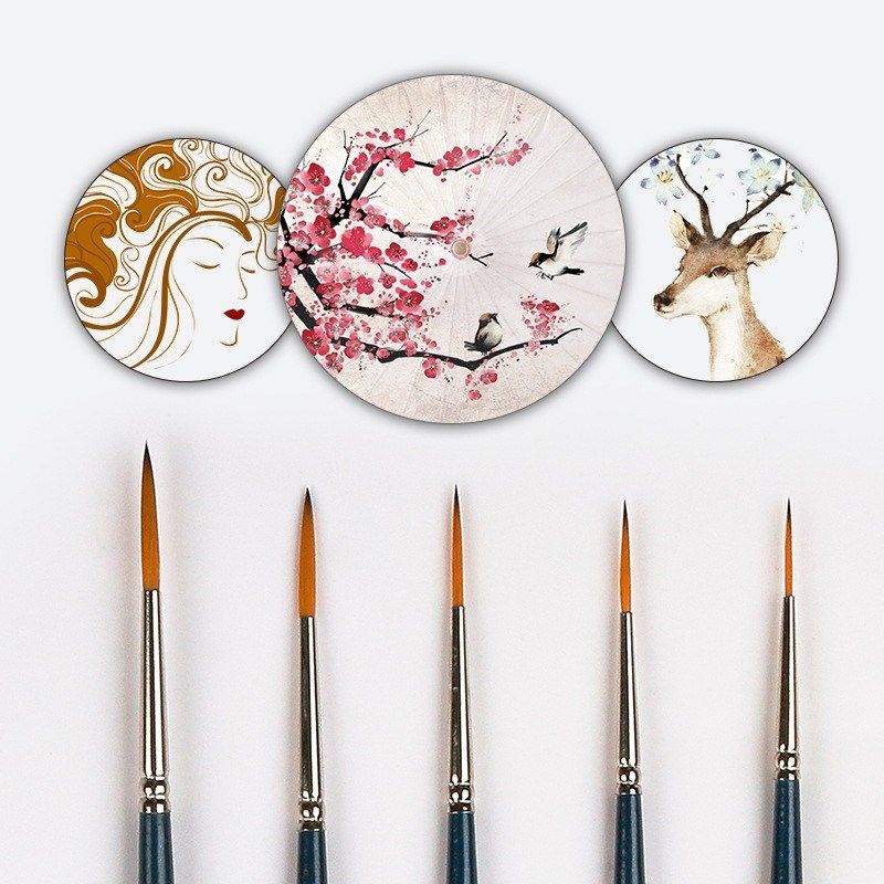 长毛勾线笔极细毛笔尼龙毛水彩画笔单支手绘描边专用绘画笔水粉笔,淘宝优惠券,粉丝福利购,淘宝优惠卷