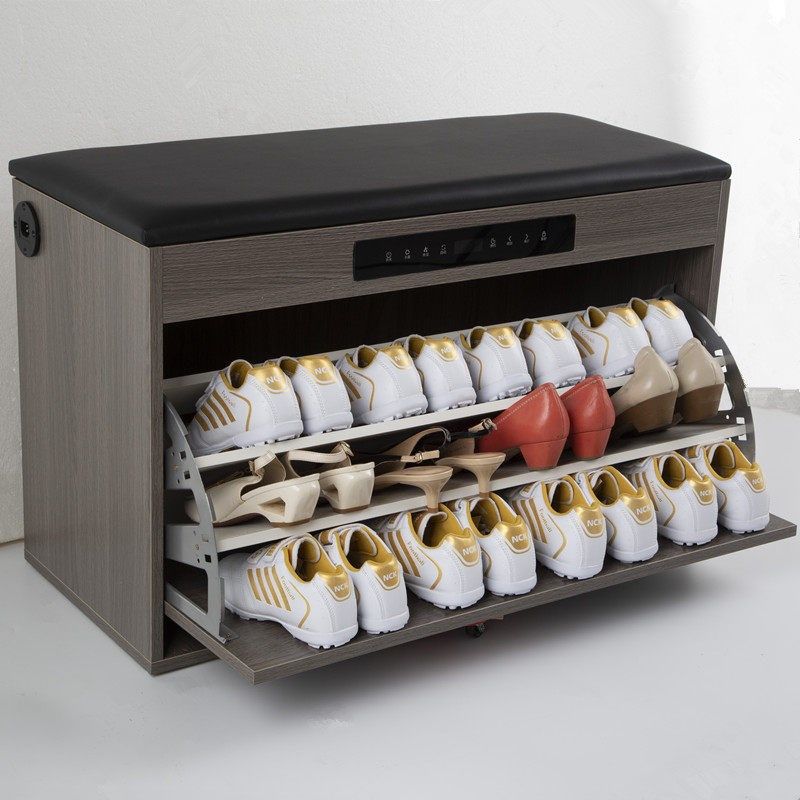 智凡一生智能消毒鞋柜换鞋凳杀菌除臭加热烘干胡桃木色中式整装,淘宝优惠券,粉丝福利购,淘宝优惠卷