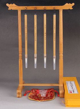 文昌笔摆件四支毛笔挂件毛笔架诗人文昌笔贵人