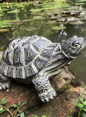 带来财富和宝藏镇屋石龟庭院茶空间客厅入口书房风水彷石雕饰品长