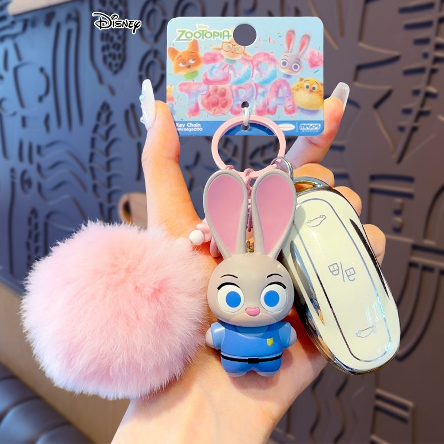 正版迪士尼疯狂动物城兔朱迪狐尼克玩偶钥匙扣可爱公仔书包挂件链,淘宝优惠券,粉丝福利购,淘宝优惠卷