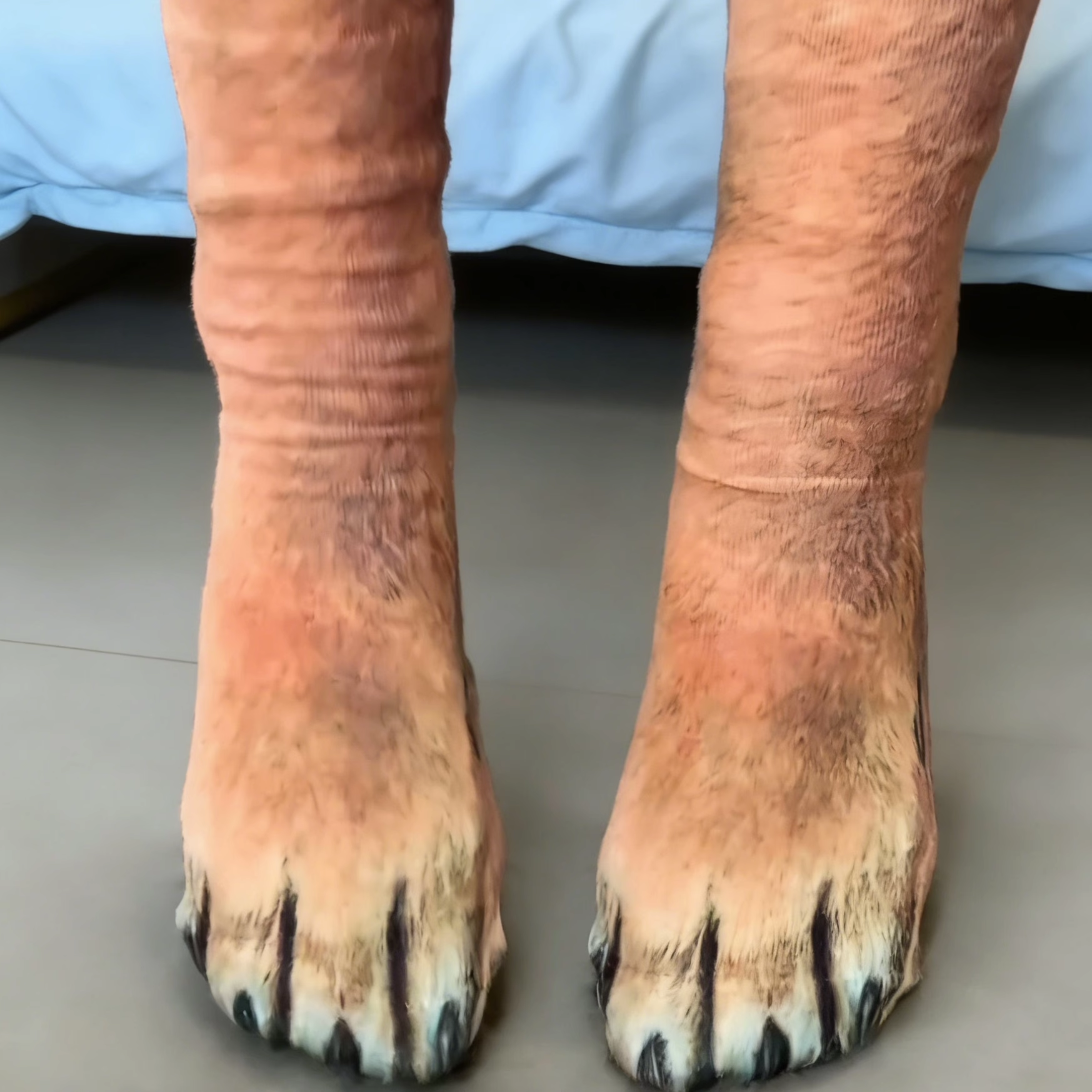 仿真狗脚袜子动物爪子整蛊用品搞怪恶搞长筒袜个性3d印花抽象猫爪,淘宝优惠券,粉丝福利购,淘宝优惠卷