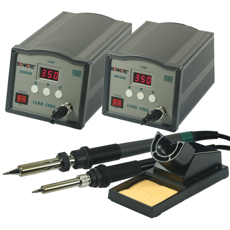 203H 205H高频恒温焊台数显 大功率焊台 电烙铁 涡流发热芯焊台 - 图3