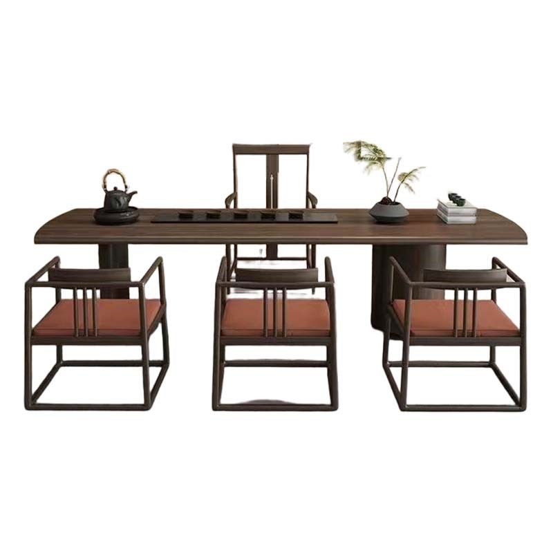 新实木茶桌椅现代泡茶桌茶室办公室样板间茶空间茶台,淘宝优惠券,粉丝福利购,淘宝优惠卷