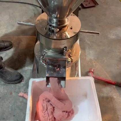 供应小型实验室胶体磨蔬果类辣椒酱研磨机不锈钢磨酱机磨浆机骨 - 图2