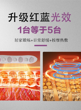 麦尔颜全燃流光美塑仪EMS微电流脉冲健腹智能按摩腰带减肚子神器