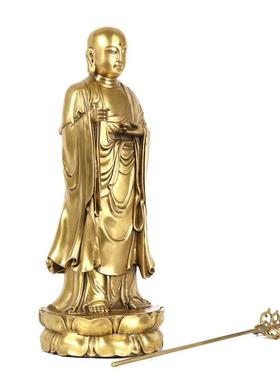 杨铜记 厂家 铜器 铜工艺品摆件 站地藏王 地藏王菩萨