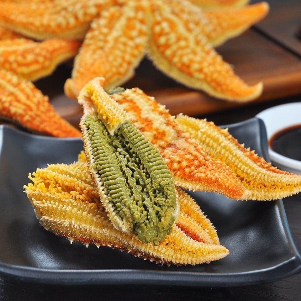 海星海鲜鲜活食用新鲜海五星满籽速冻海星连云港特产500g包邮 - 图3