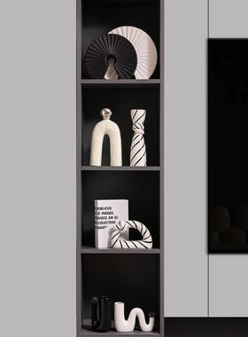 极简现代抽象艺术摆件客厅轻奢高档电视柜酒柜玄关桌面装饰品创意