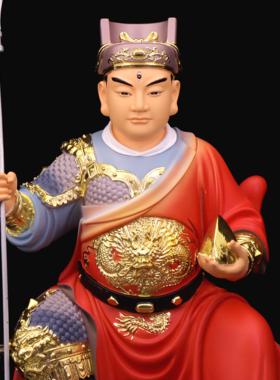 华光大帝神像树脂坐式马王爷马天君三眼马元帅居家客厅供奉摆件