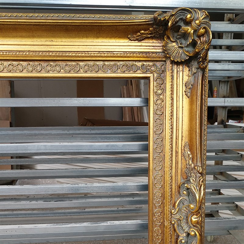 欧式实木画框大角花欧式复古油画框装裱古典画框宽度15cm厚度8cm - 图0