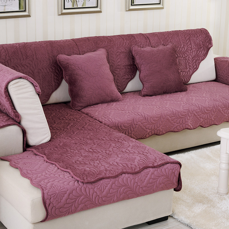 沙发垫冬季布艺时尚坐垫短毛绒欧式四季皮沙发防滑沙发巾罩,淘宝优惠券,粉丝福利购,淘宝优惠卷