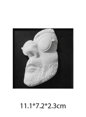 一加一|轻奢水泥混凝土立体浮雕雕塑简约现代摆件可自己搭配画框