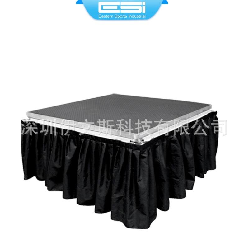 室内演唱会铝合金灯光合唱团舞台1.2X2.4米黑色防滑面板18厚度 - 图3