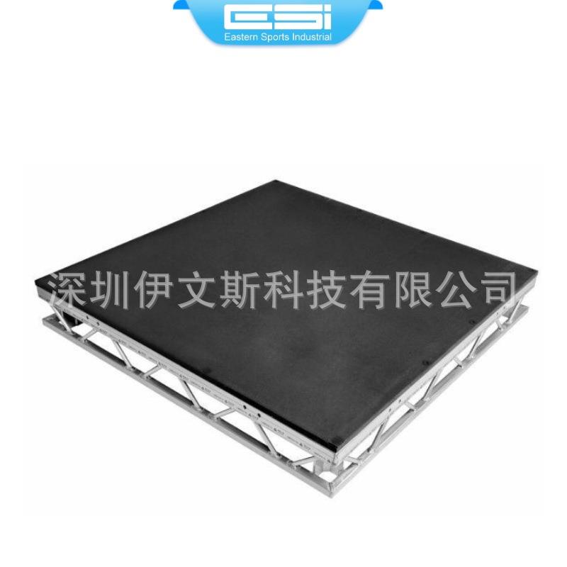 室内演唱会铝合金灯光合唱团舞台1.2X2.4米黑色防滑面板18厚度 - 图1