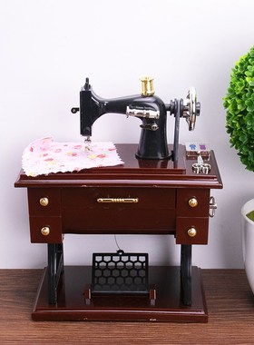 办公室装饰餐边柜老式缝纫玩的东西稀奇古怪客厅现代