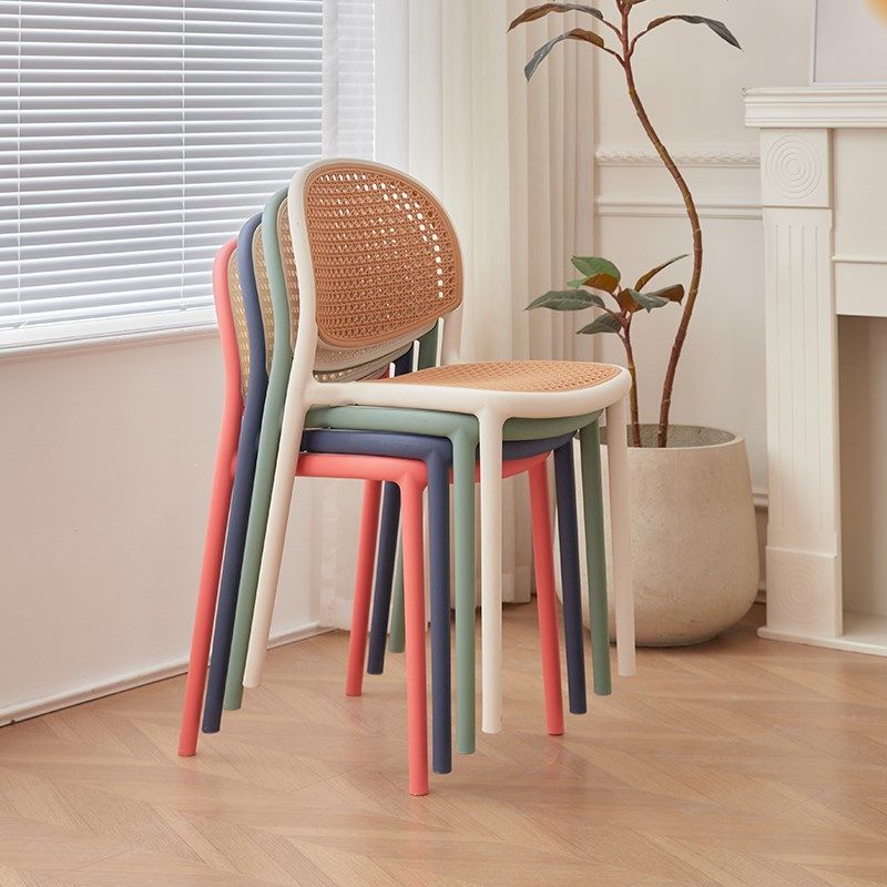 北欧简约吧台椅创意塑料酒吧椅可叠放高脚椅定制家用设计师高脚凳,淘宝优惠券,粉丝福利购,淘宝优惠卷