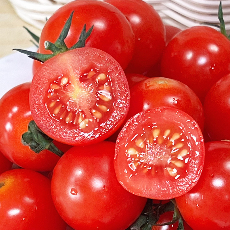 【知翠】串收樱桃小番茄脆甜玲珑串新鲜水果西红柿生吃自然熟顺丰,淘宝优惠券,粉丝福利购,淘宝优惠卷